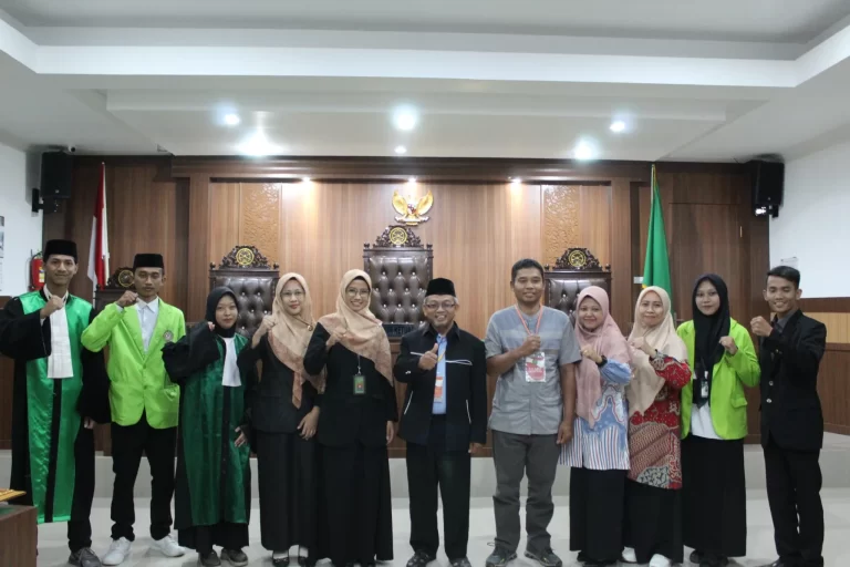 Penarikan Mahasiswa PPL STAI Darussalam Lampung di Pengadilan Agama Sukadana